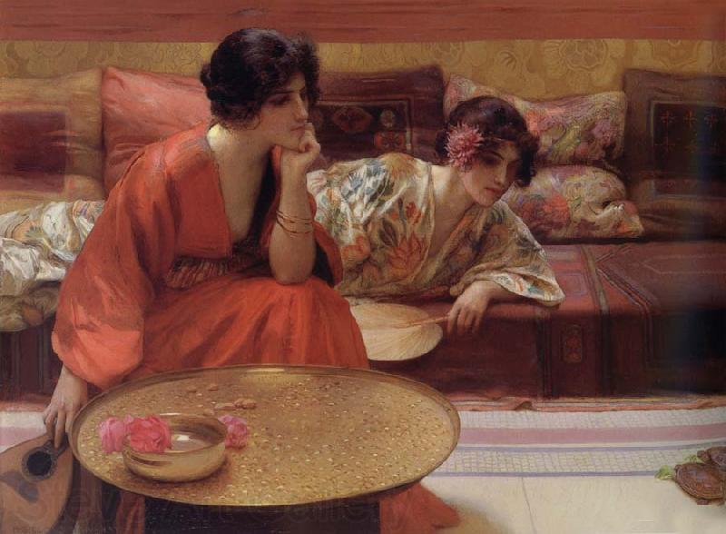 H.Siddons Mowbray Idle Hours Spain oil painting art